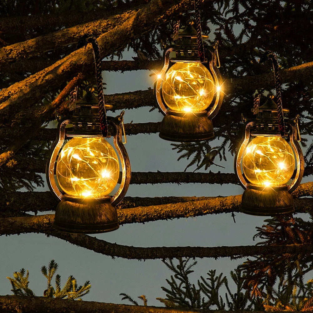 Mini rechargeable LED lamp for camping and outdoor decoration