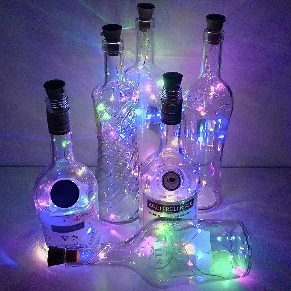 Solar copper string light for decorative bottles - vue 8 sur 8