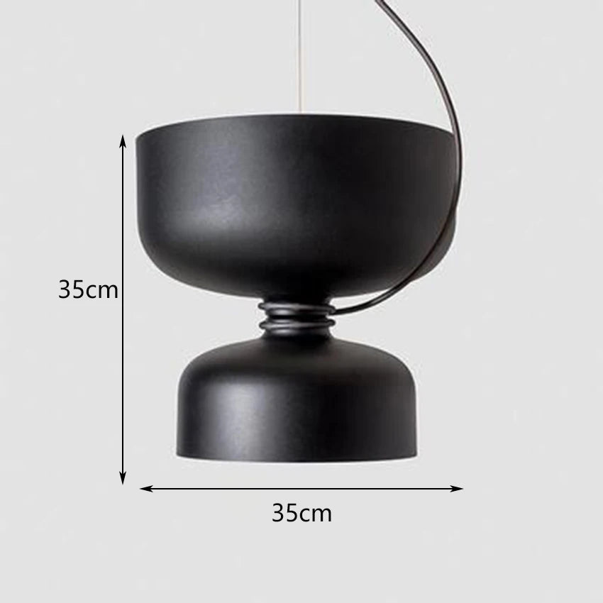 Modern double-headed pendant light for interiors