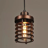 Vintage industrial nordic style iron pendant light