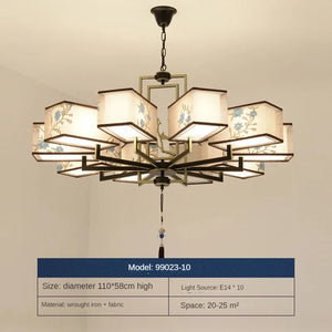 lustre chinois suspendu style moderne pour une ambiance simple