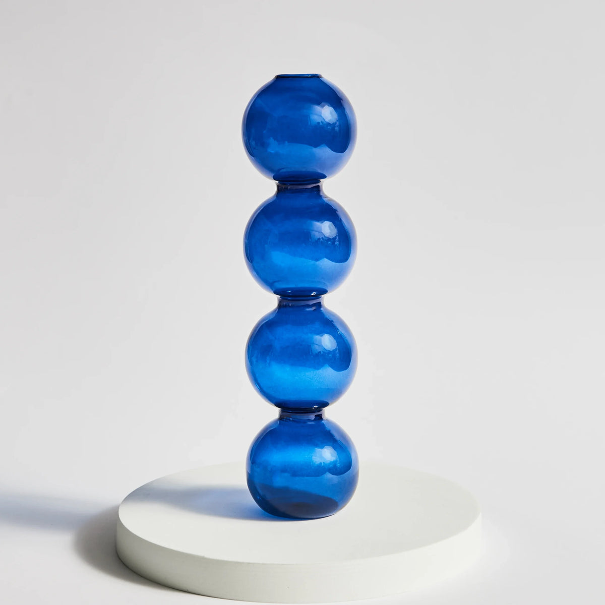 Modern decorative glass candle holder for events and home decor - vue 12 sur 16