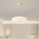 Modern LED chandelier with crown pendant and remote control option