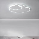 Modern LED cloud love decorative chandelier for children