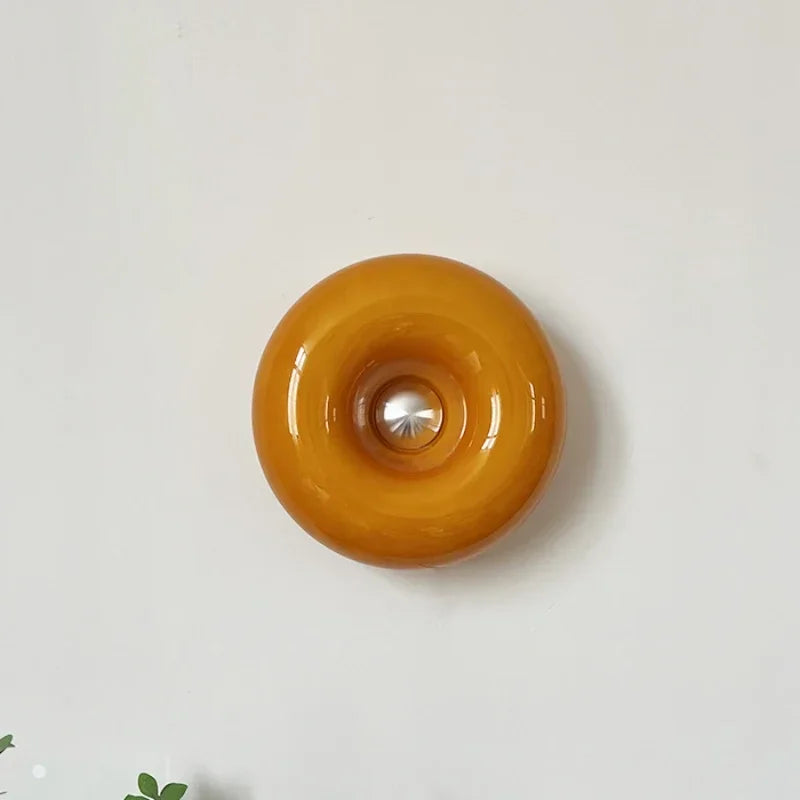 Bauhaus retro donut wall lamp for living room atmosphere - vue 5 sur 10