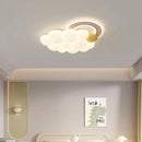 Rainbow cloud LED ceiling light for children's room