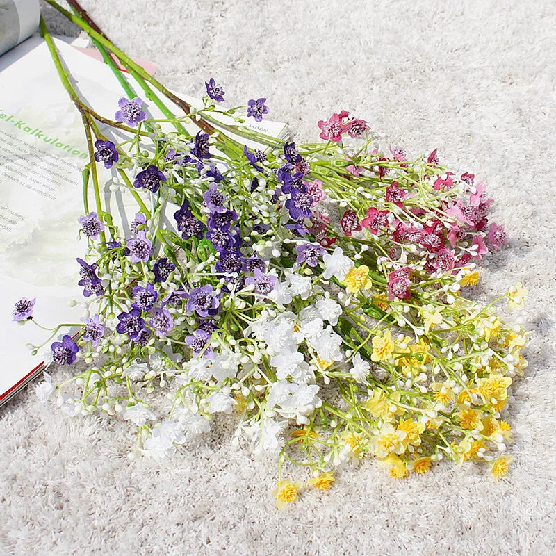 Artificial gypsophila flowers for wedding floral decoration 2024