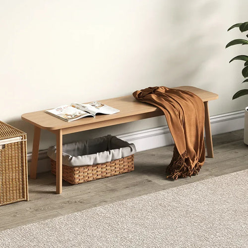 walnut stool for dining room and fitting room Chinese style - vue 2 sur 10