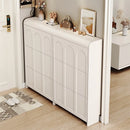 modern wooden shoe cabinet Nordic design space saving