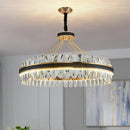 Modern crystal LED chandelier Winfordo for interior decoration