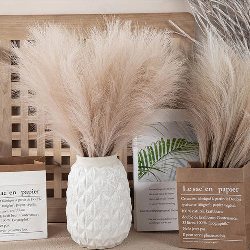 Set of artificial pampas for wedding and party decoration - vue 3 sur 18