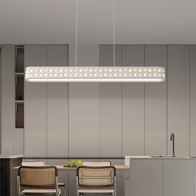 Full spectrum hollow LED chandelier for eye-friendly indoor lighting - vue 4 sur 7