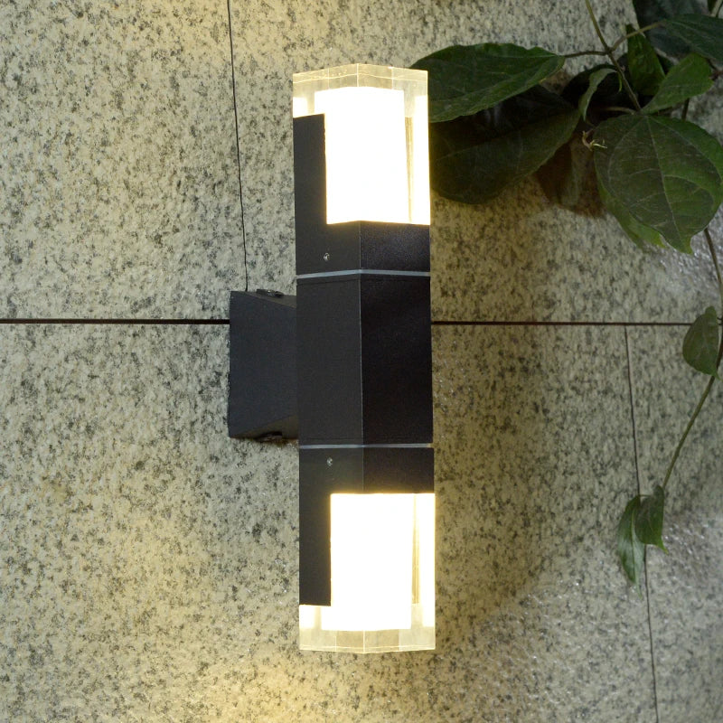 Waterproof LED outdoor wall light for garden lighting - vue 3 sur 8