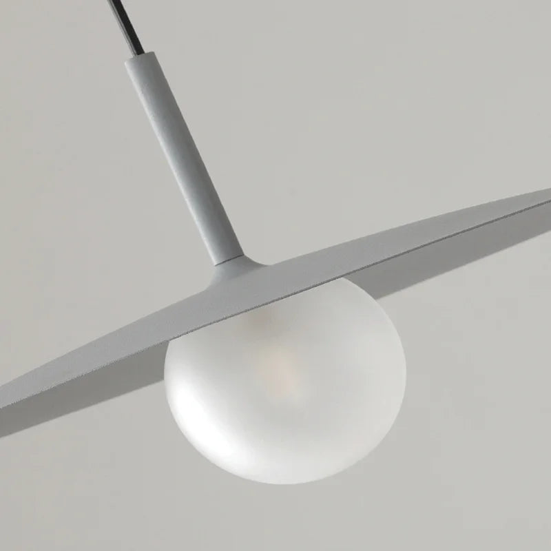 Modern minimalist chandelier for creative interior decor - vue 6 sur 9
