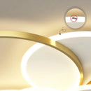 Modern ring LED ceiling light with simple smart dimmer for dining room, bedroom, living room or hall
