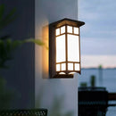 LED outdoor wall light plastic/aluminium waterproof IP65 front door garden patio terrace wall lamp