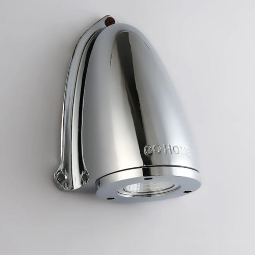 Industrial style vintage cast aluminium wall light - vue 5 sur 7