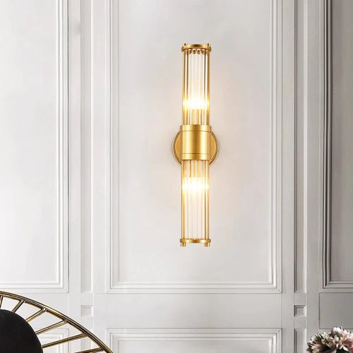 Retro copper wall light for an elegant interior - vue 4 sur 8