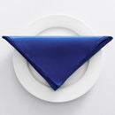Elegant satin table napkin for receptions
