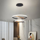 Modern round ring chandelier for indoor lighting