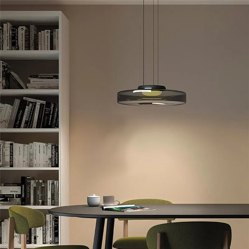 Levels series glass pendant light for modern decor