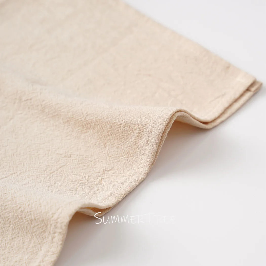 Vintage style washed cotton napkin - vue 6 sur 7