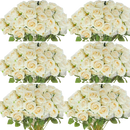 Set of 50 artificial silk roses for decoration and festive events