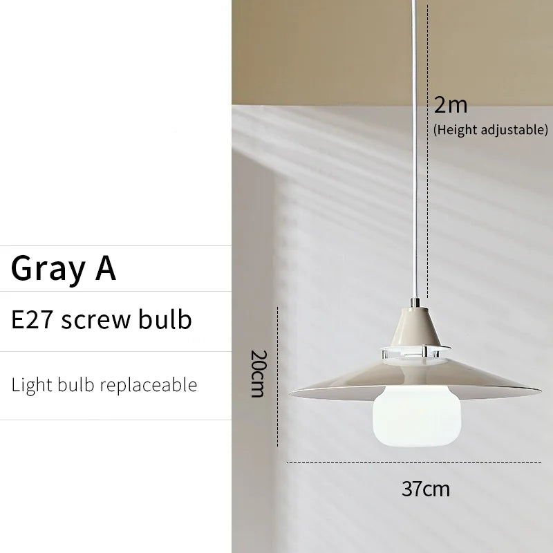Original umbrella-shaped pendant light with colourful design for interior decoration - vue 14 sur 14