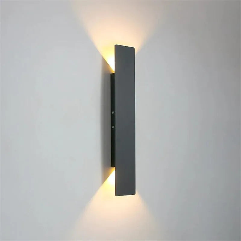 Modern aluminium LED wall light 6W/18W/24W