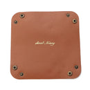 Foldable leather storage box for jewellery and accessories