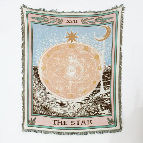 Pastoral landscape throw blanket for sofa and living room