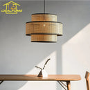 Japanese zen style decorative rattan pendant light