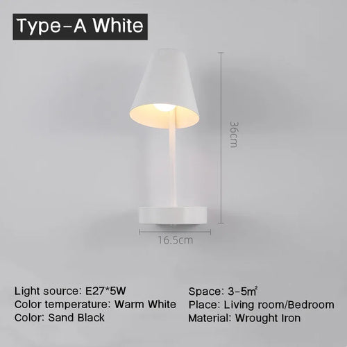 Bedside wall light with shelf 3W - vue 11 sur 14