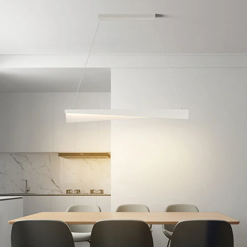 Modern LED pendant light for stylish indoor decoration and elegant lighting - vue 3 sur 8