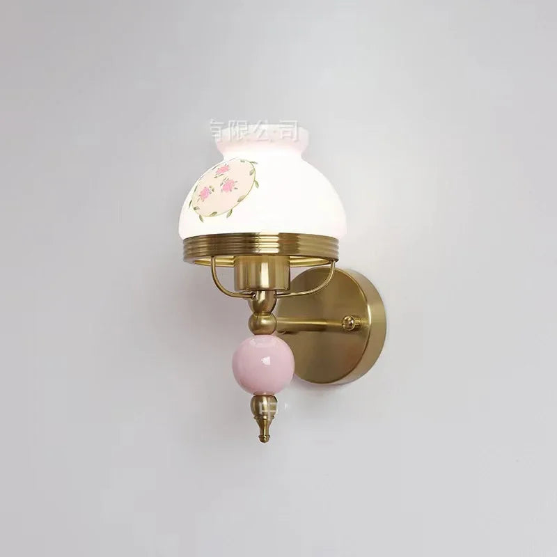 Romantic medieval vintage nordic MCM wall light
