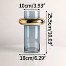 Nordic golden glass vase for hydroponic flowers home decor