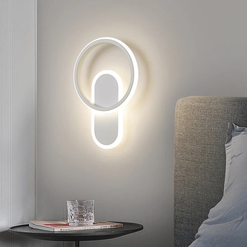 Creative cloud-shaped LED wall lamp for children - vue 4 sur 8