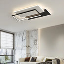 Modern dimmable rectangular chandelier for stylish interiors