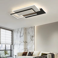 Modern dimmable rectangular chandelier for stylish interiors