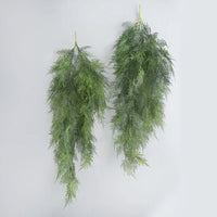 Nordic style plastic ceiling light with faux wall plants