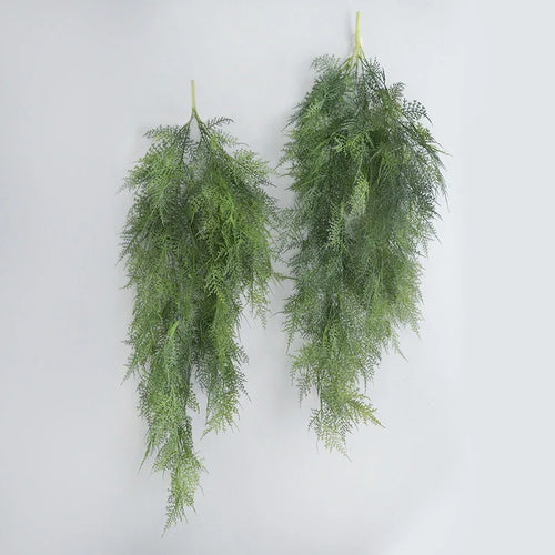 Nordic style plastic ceiling light with faux wall plants