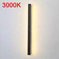 Modern waterproof LED outdoor wall light long strip