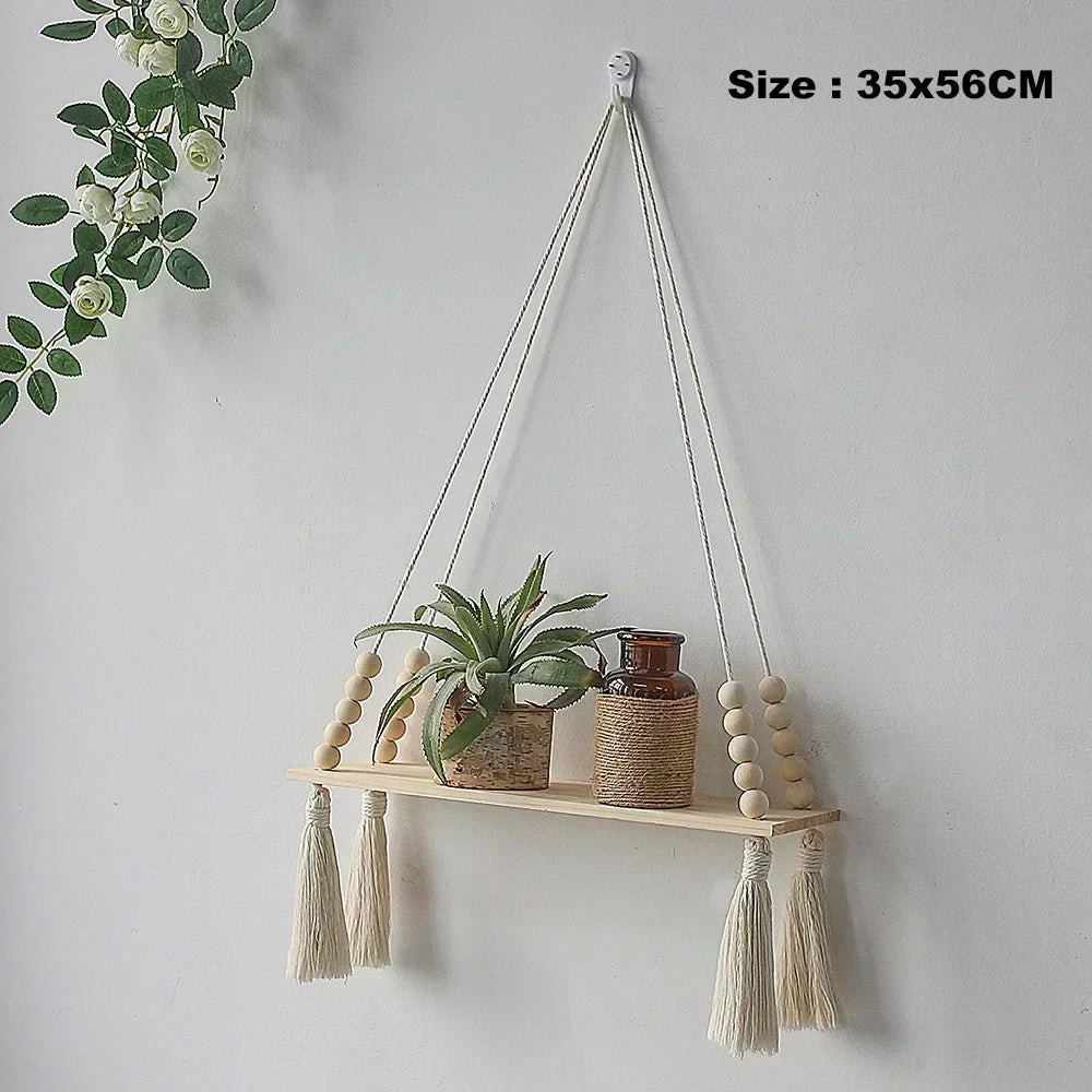 rope and wood wall swing for Nordic decoration - vue 12 sur 13