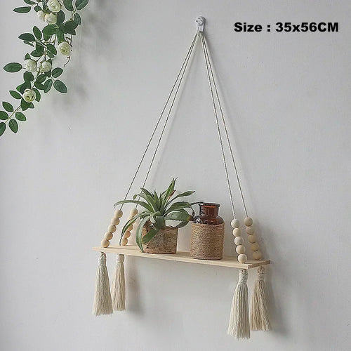 rope and wood wall swing for Nordic decoration - vue 13 sur 13