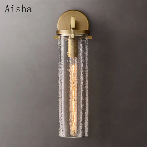 Retro glass wall light for elegant interior decoration - vue 2 sur 11