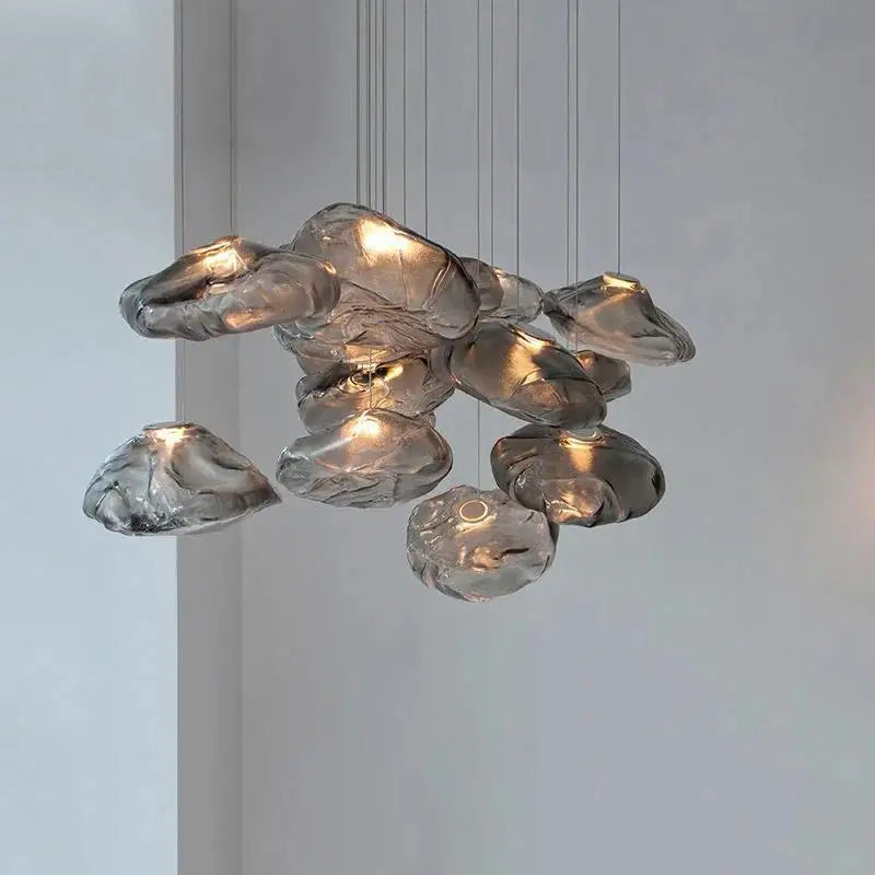Modern pendant light for duplex stairs and restaurant