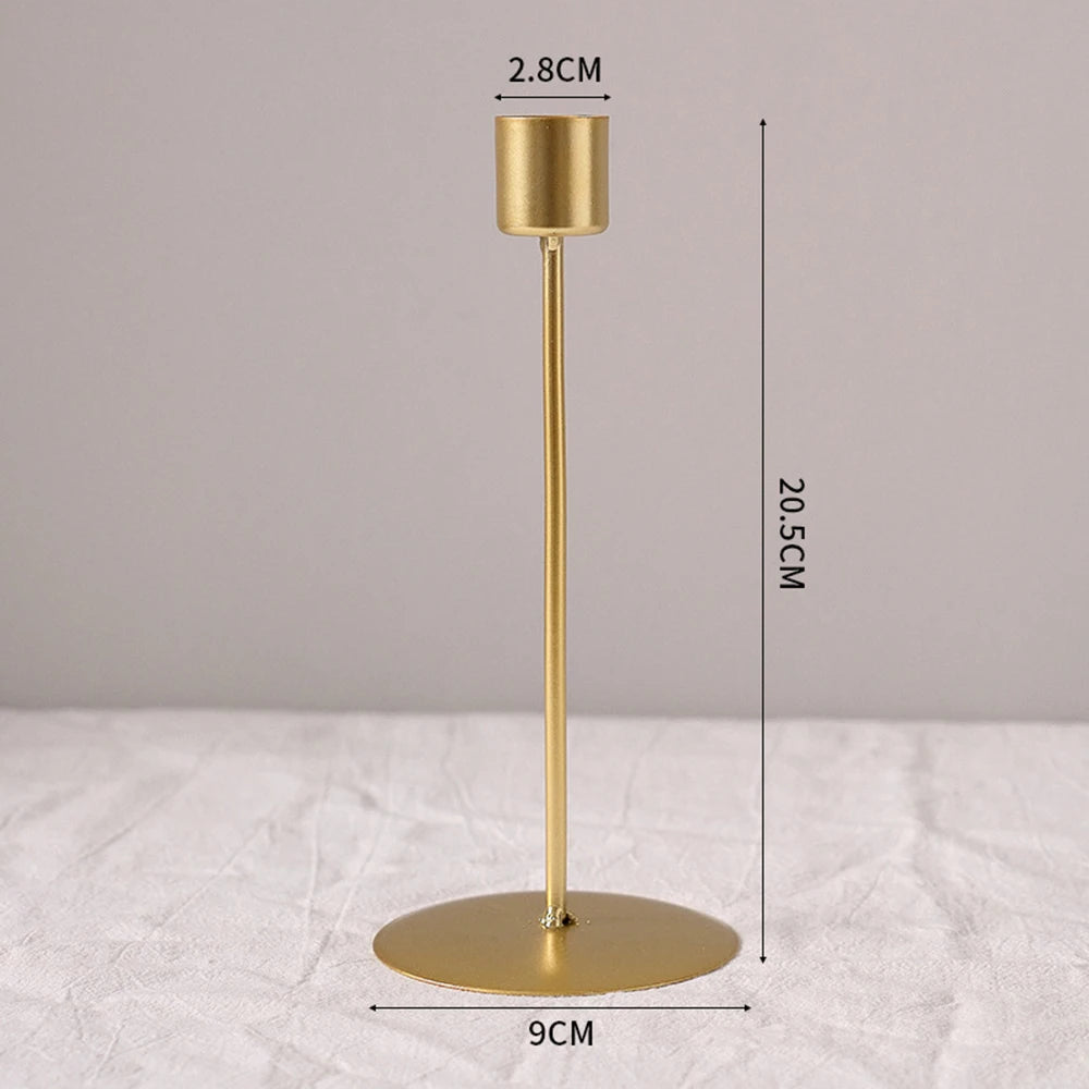 Creative retro metal candle holder for party and wedding decor - vue 10 sur 12
