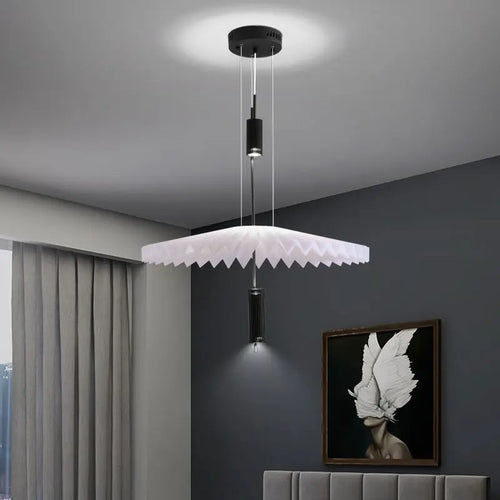 Minimalist LED chandelier with creative art design for modern interiors - vue 3 sur 20
