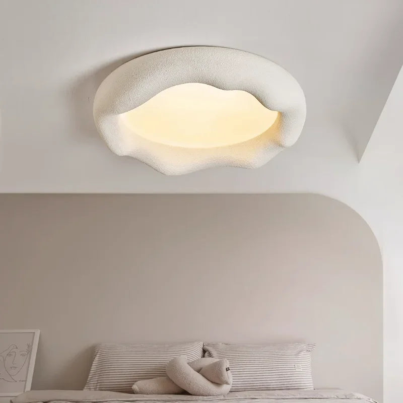 Minimalist wabi sabi cloud ceiling light for soft lighting - vue 3 sur 12