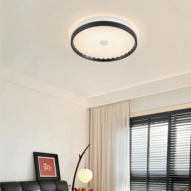 Round ceiling light in medieval wabi-sabi style for elegant interiors - vue 3 sur 8
